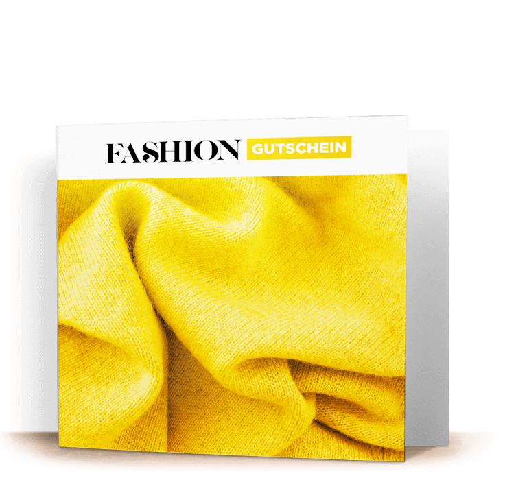 Slider für Fashion-Gutschein-Karten freigestellt.