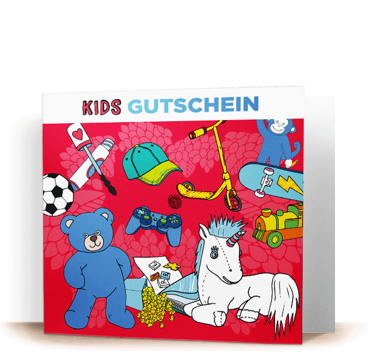 Kids-Gutschein freigestellt.