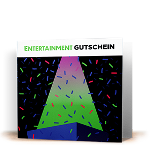 Slider für Entertainment-Gutschein-Karten freigestellt.